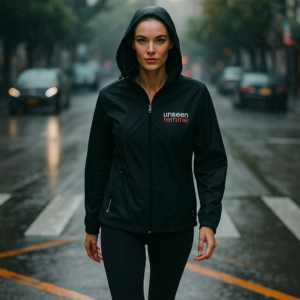 city rainwalk with unseen femme